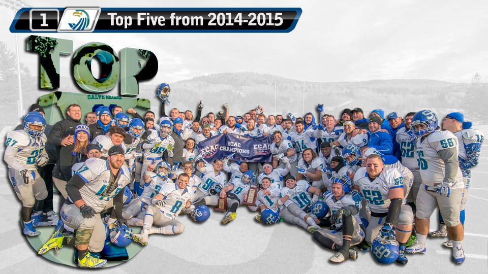 Top Five Flashback: Football #1 - Salve Regina finishes with five straight victories including ECAC Bowl Championship (November 22, 2014).