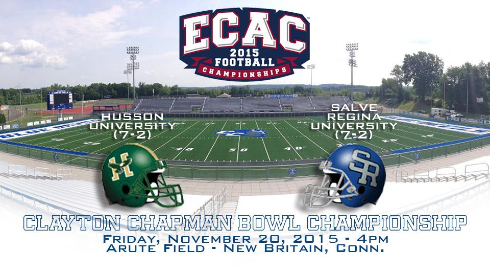 Salve Regina football plays in its seventh ECAC postseason championship, and third consecutive, on Friday, November 20, at Central Connecticut State University.