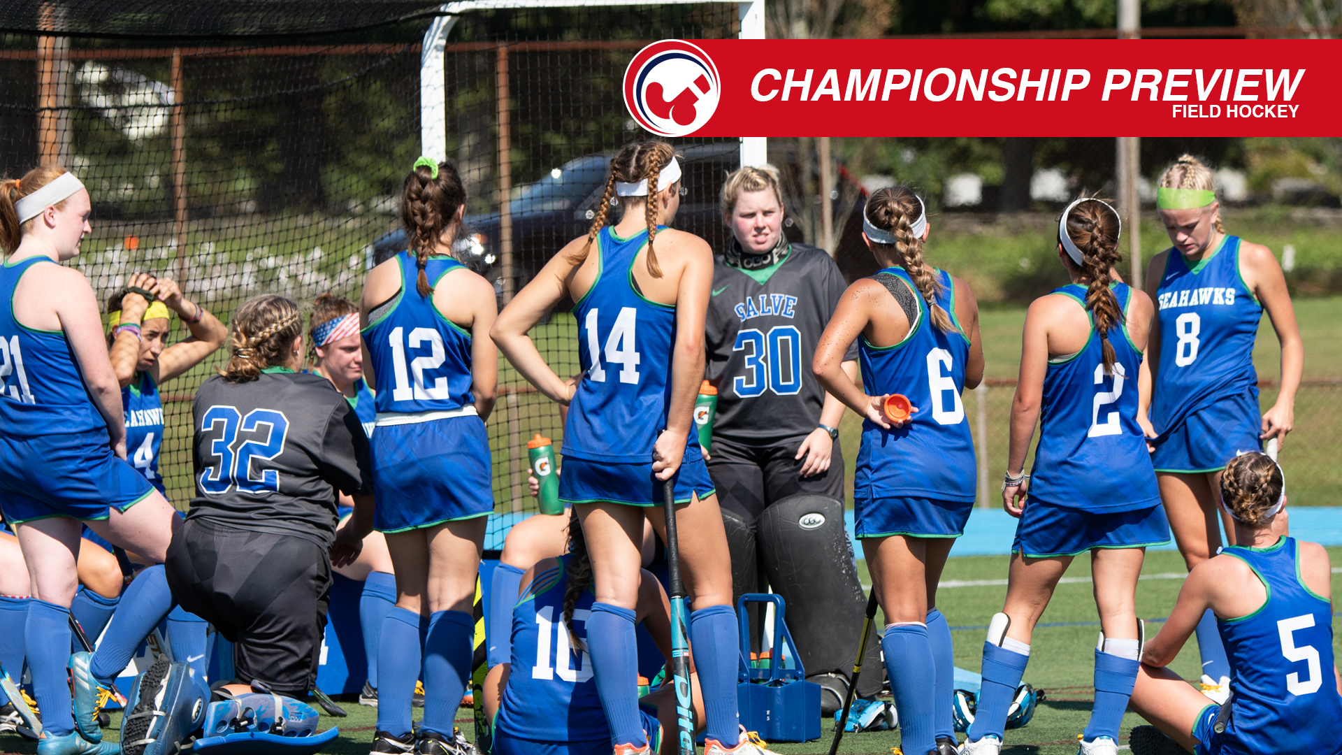 Seahawks travel to Beverly, Mass., to fly with the Gulls in CCC field hockey semifinal action. (Photo by Dave Hansen)