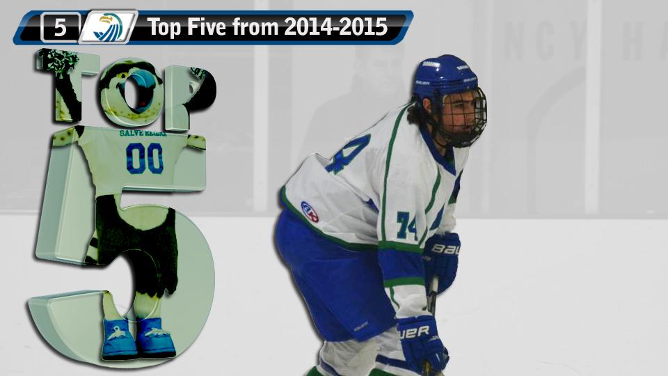 Top Five Flashback: Men's Ice Hockey #5 - Pompeo nominated for Joe Concannon Award (Feb. 10, 2015)