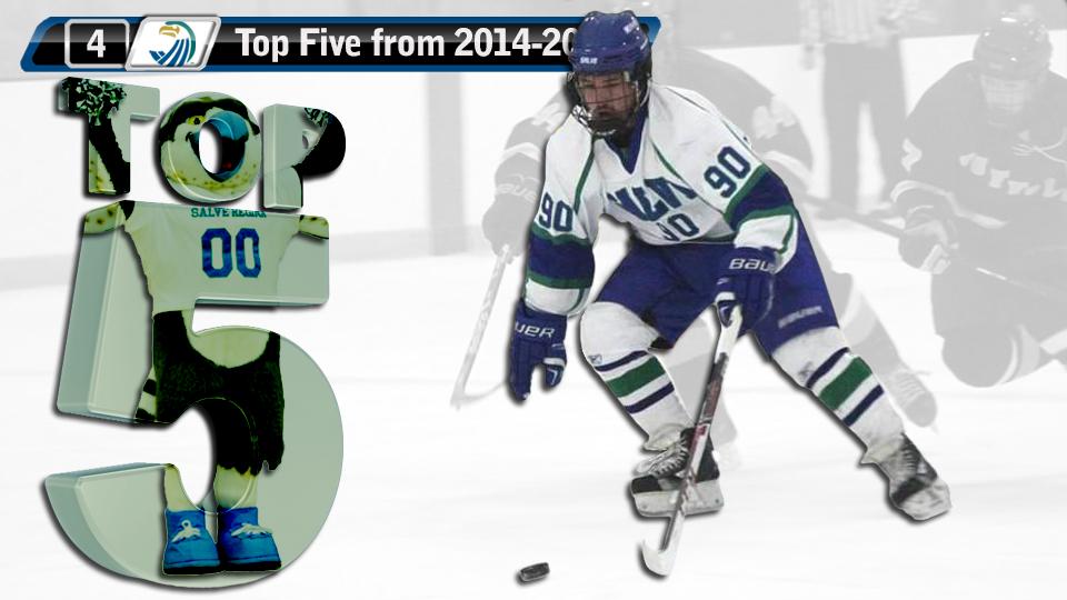 Top Five Flashback: Men's Ice Hockey #4 - Scorcia sets assists record (February 5, 2015).