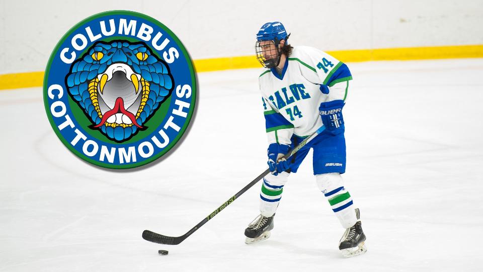 Alex Pompeo will play for the Columbus Cottonmouths this weekend in the Southern Professional Hockey League (SPHL)