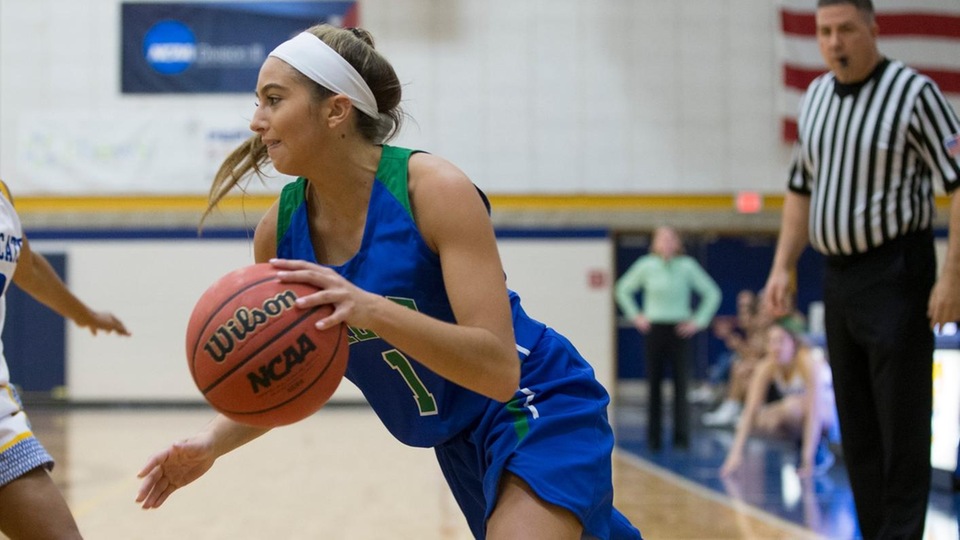 Torie Scorpio scored 18 points in Salve Regina's 55-45 road win against Gordon. (Photo by Rob McGuinness)