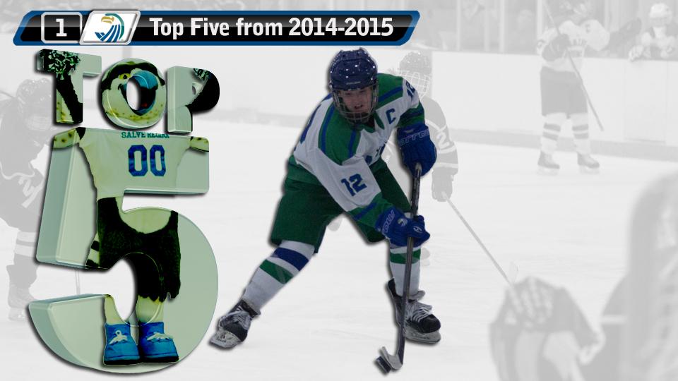 Top Five Flashback  Women's Ice Hockey #1 - Shepherd's OT goals sends Salve Regina to semis (February 28, 2015).