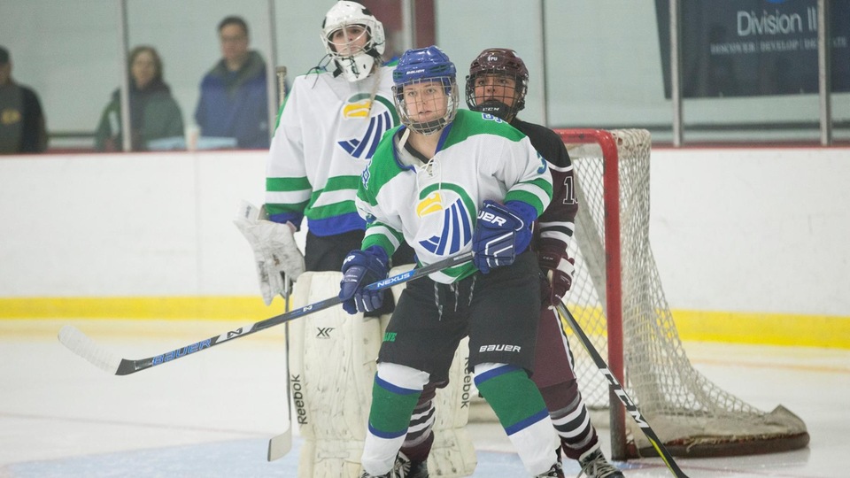 Franklin Pierce scored two unanswered goals to pull away from the Seahawks in a non-conference matchup Saturday night at St. George's (Photo by Rob McGuinness).