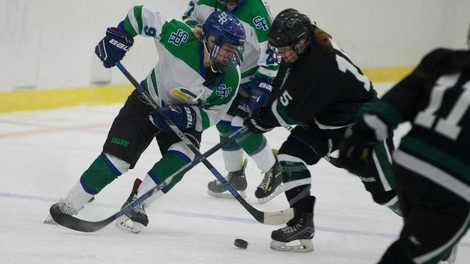 Nichols College defeated Salve Regina 2-0 in Colonial Hockey Conference (CHC) play Friday night (Photo by Rob McGuinness).