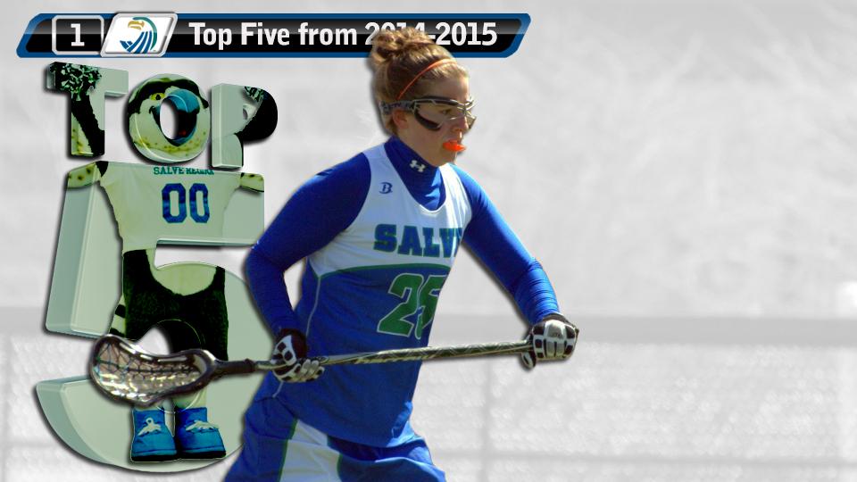 Top Five Flashback: Women's Lacrosse #1 - Four players selected to All-CCC teams (April 28, 2015).