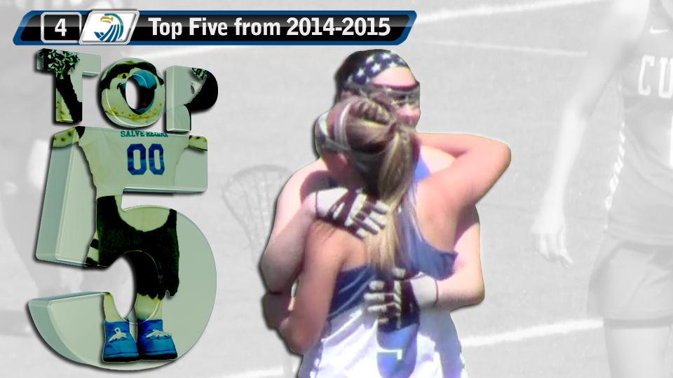 Top Five Flashback: Women's Lacrosse #4 - Salve Regina defeats Curry on senior day (April 18, 2015).