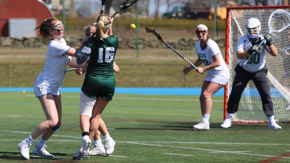 Salve Regina fell in a offensive shootout with UNE in CCC play (Photo by Skip Slysz).