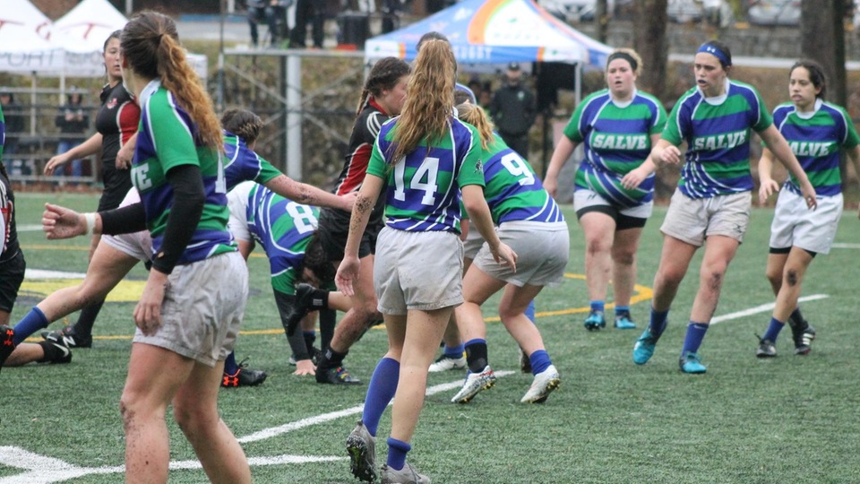 Salve Regina University Athletics - women's rugby action (12/1/2018)