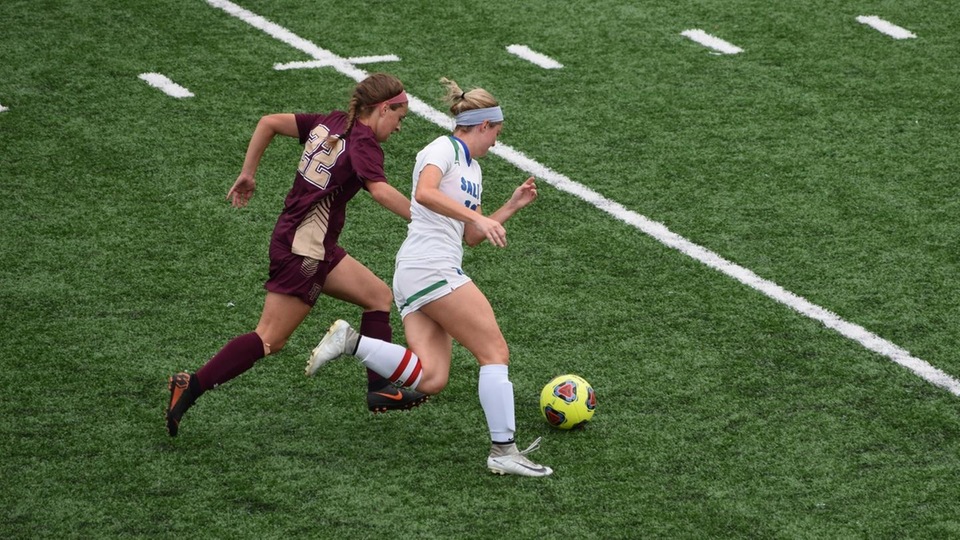 Abby McMackin scored her team-leading 12th goal to match her career-best season total.