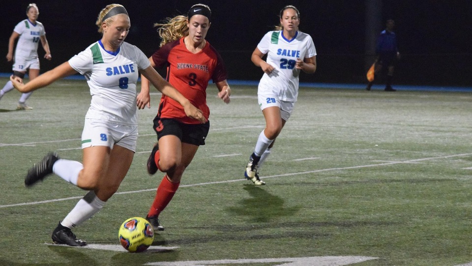 Salve Regina defeated Keene State for the first time in program history with a 2-0 victory on Thursday night.