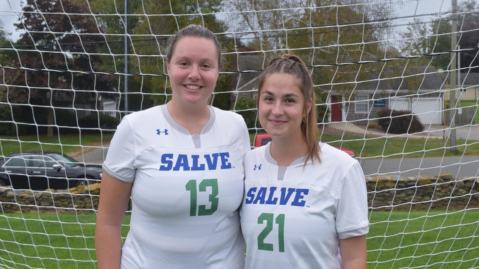 Seahawks celebrated seniors Zoe Cox and Ellen Nerger in ceremonies prior to the game and enjoyed a tailgate picnic back in dry Rodgers Recreation Center after the contest.