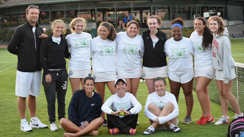 Seahawks hosted and competed in the 33rd Grass Court Doubles Championships at the Tennis Hall of Fame. (Photo by Jordin Bonacorsi)