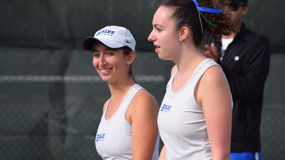 Abby Burke and Darcy Carlin won at second doubles for the Seahawks.