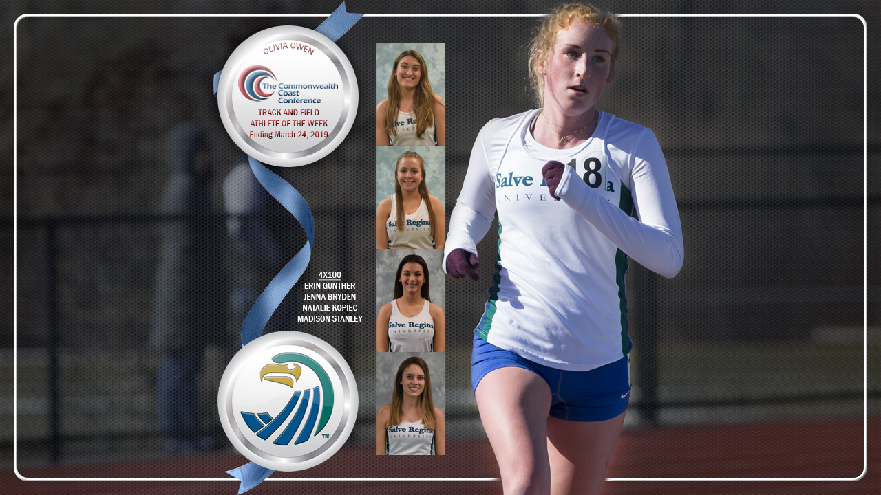 CCC Track and Field Athletes of the Week: Olivia Owen and Seahawk relay mates recognized