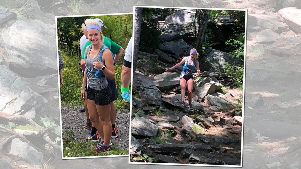 Lea Cure '16 made her debut in the Escarpment Trail Run on July 29, joining about 250 others who traversed the demanding 30-kilometer (18.6-mile) course in the northern Catskill Mountains of New York.