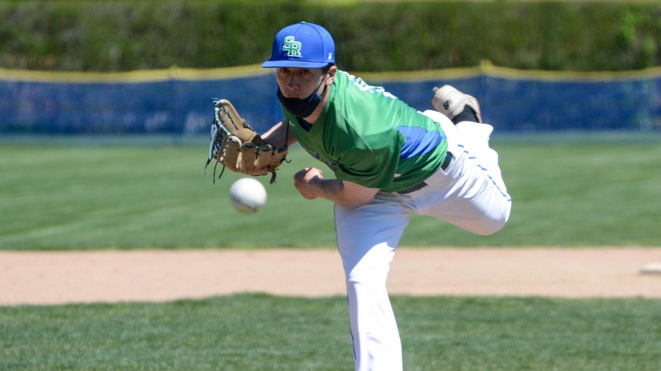 Patrick Maybach improved to 3-0 on the season following his complete-game, six-strikeout performance at New London, Conn.