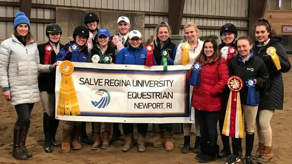Salve Regina University equestrian team competes at the University of Rhode Island (March 16, 2019)