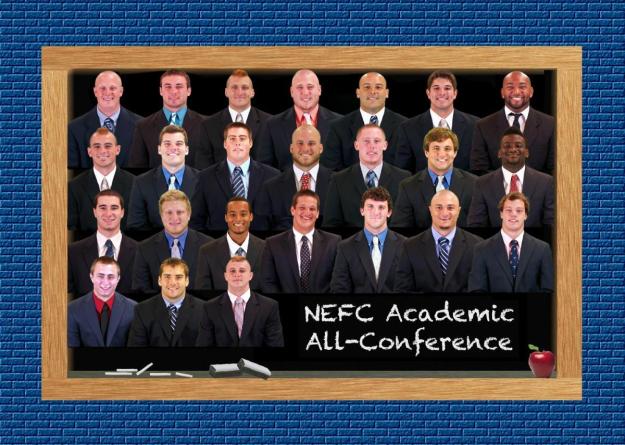 Salve Regina is represented by 24 student-athletes on the New England Football Conference Academic All-Conference team.