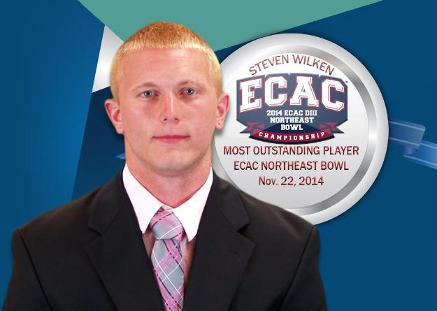 Steven Wilken passed for 215 yards on 22 completions which included five TDs equalling his own school record.