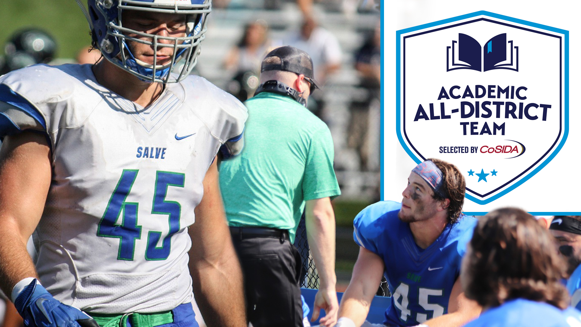 Home and away, on the field and in the classroom, Matt Messner has been a top performer for Salve Regina football.