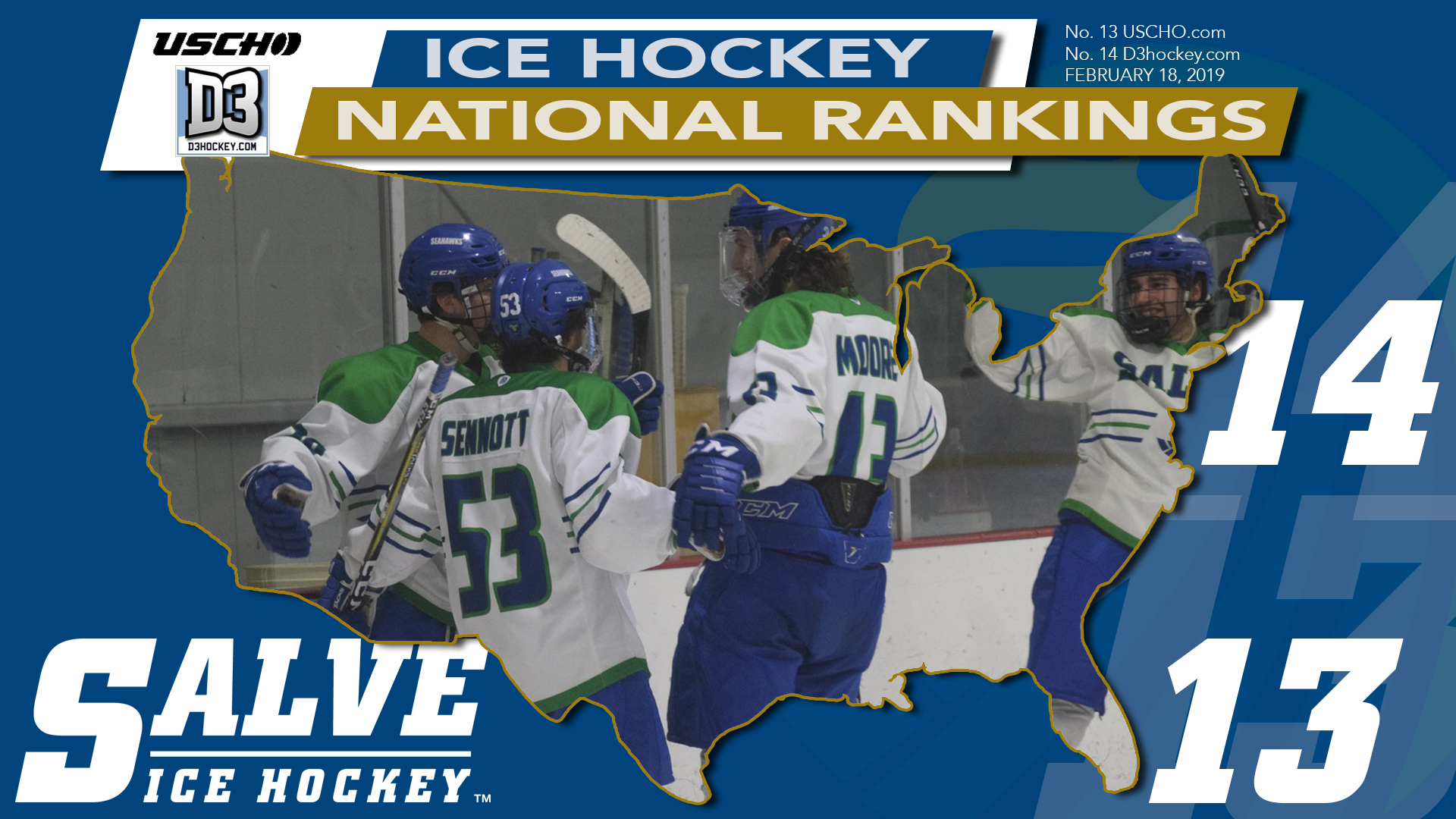 Salve Regina jumps back into the National Rankings after finishing the regular season on a six-game win streak.