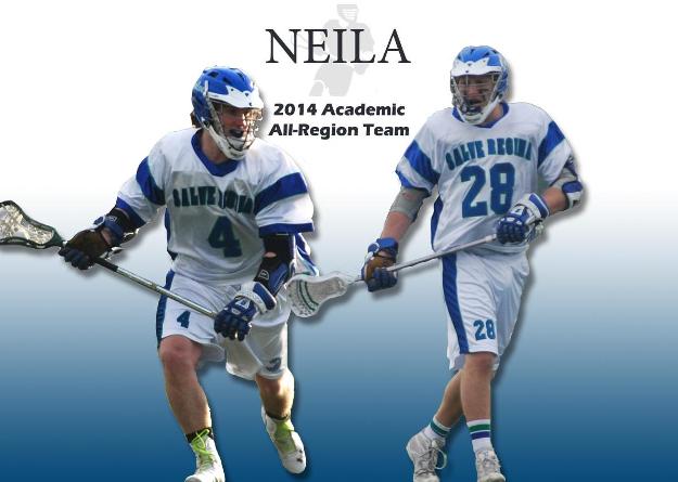 Curtis McKeon and Dan Parks represent Salve Regina and the Commonwealth Coast Conference (CCC) on the 2014 NEILA Academic All-Region Team.