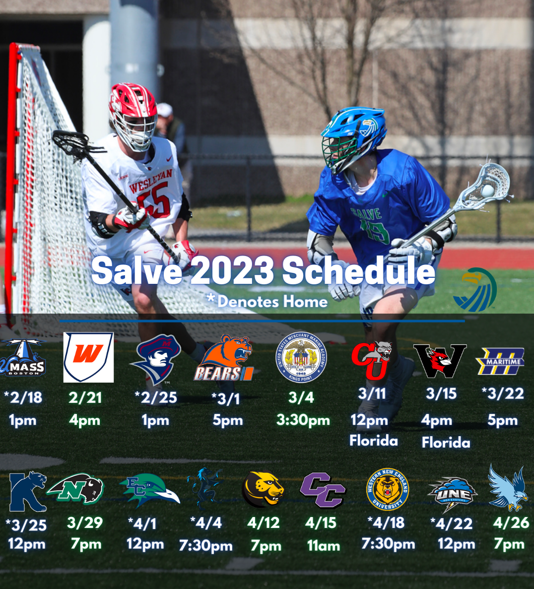 Salve Regina men’s lacrosse releases 2023 schedule