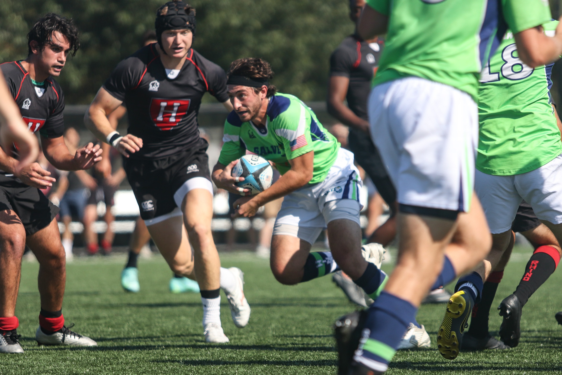 Salve Regina University Athletics - men's rugby action (9/18/2021) photos by George Corrigan