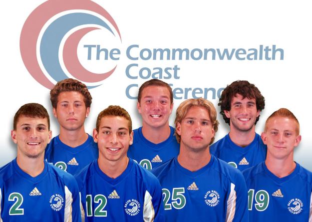 (from front left to back right) Brigandi, Chenard, Ernst, Pate, Randell, Shuman, and Sweeney were each honored by the CCC.