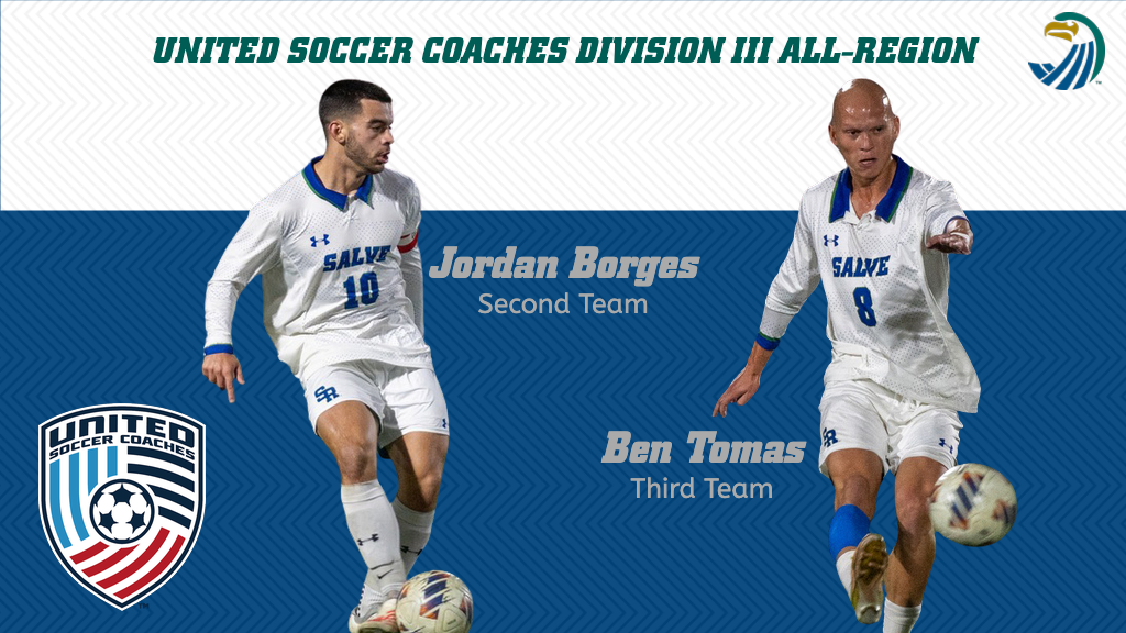 Jordan Borges and Ben Tomas earn All-Region honors from United Soccer Coaches.