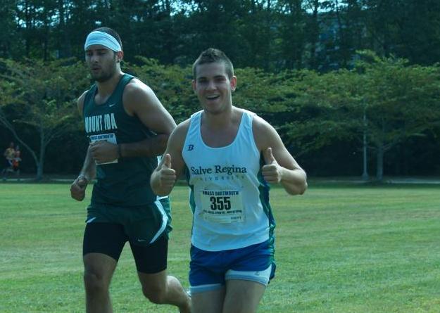 Brian Dagliere placed second amongst all SRU runners