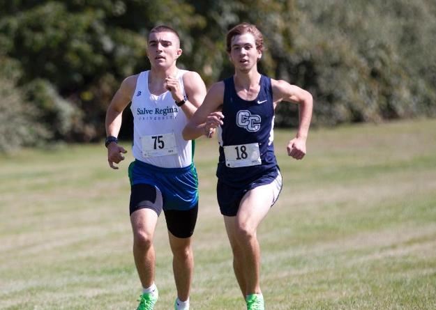 Sean Hughes ran his fastest 8K of the season in leading Salve Regina to a 31st place finish in the NCAA Division III New England Regional Championship on Saturday.