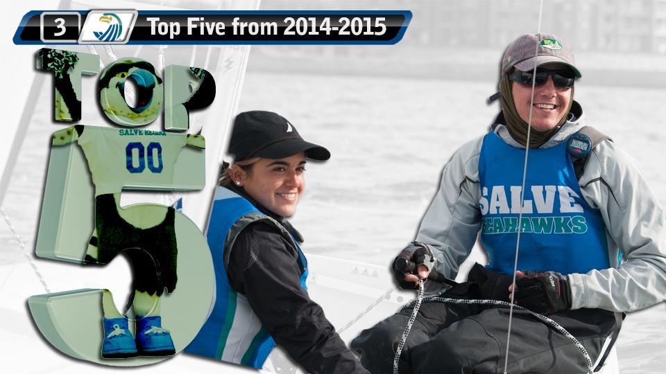 Top Five Flashback: Sailing #3 - Seahawks capture first place at Harvard (April 4, 2015).