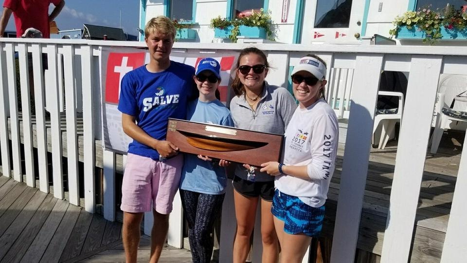 Salve Regina sailors captured first place at the SHU Trophy.