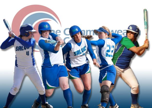 (Left to right) Lauren Nicholson, Jillian Quintana, Jen Cruver, Ali Muehlbronner, and Sara Nelson will lead the fifth-seeded Seahawks into the 2013 CCC Softball Championships starting on Saturday against Gordon College.