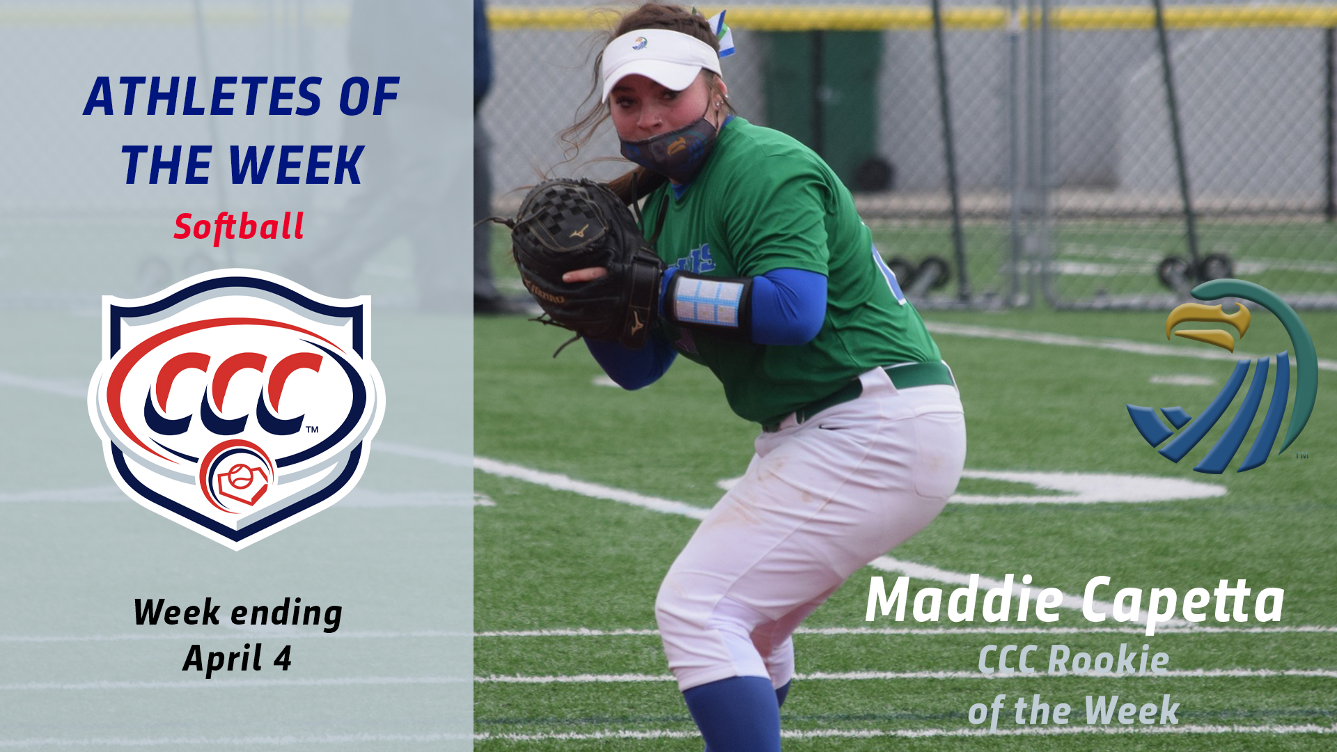 CCC Rookie of the Week: Maddie Capetta (week ending April 4)