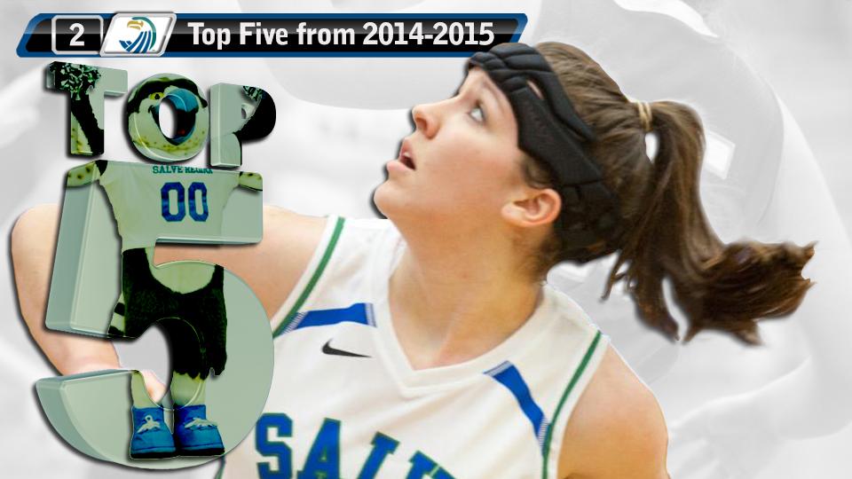 Top Five Flashback: Women's Basketball #2 - Del Valle double-double in final game of career (February 24, 2015).