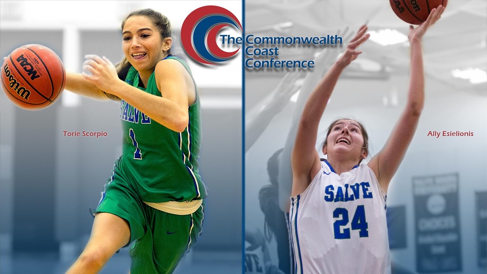 Torie Scorpio and Ally Esielionis earned second team all-conference honors in 2017-18.