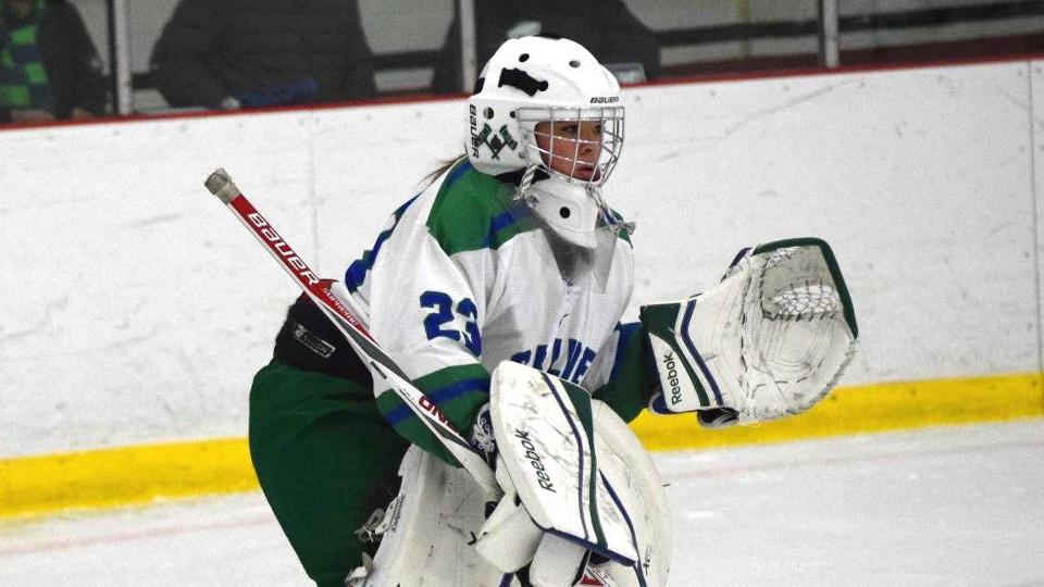 Jennifer O'Connell made 53 saves; the most by a Seahawks goalie this season