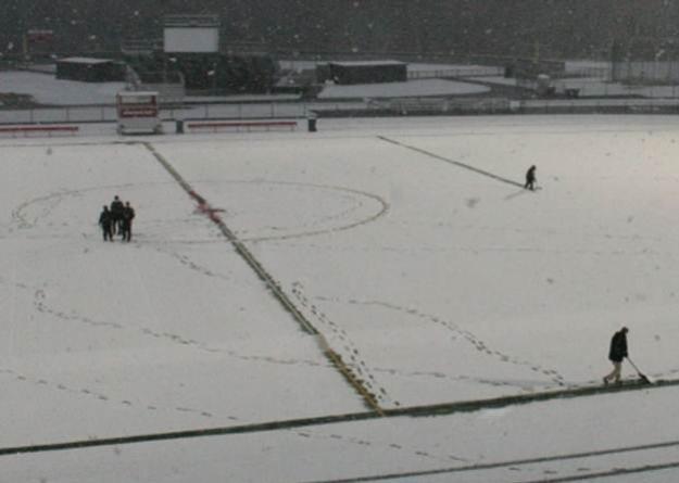 The women's lacrosse game against Bridgewater has been postponed due to snow.
