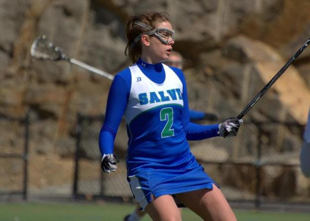 Karley Malenczak scored five goals and assisted on two others in Salve Regina's first conference win of 2014.
