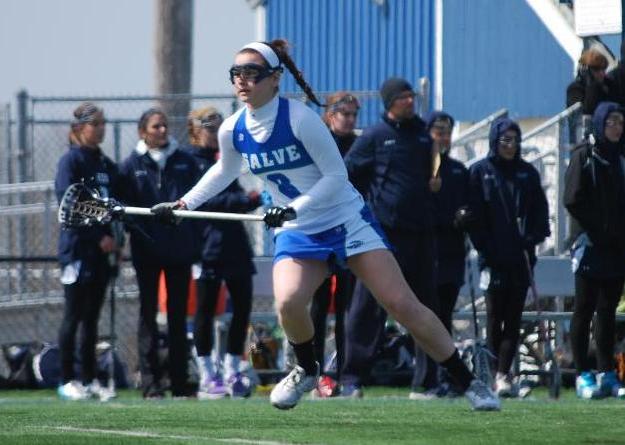 Kaitlin Gillespie scored the Seahawks first goal of the game against Roger Williams.