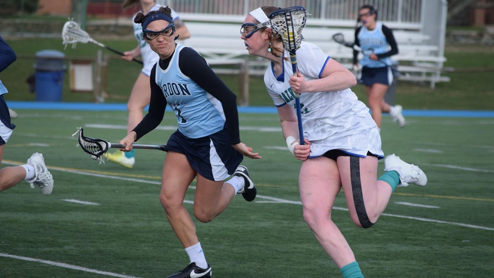 Katie Kline won a game-high 13 draw controls for the Seahawks in a 18-12 victory (Photo by Jordin Bonacorsi).
