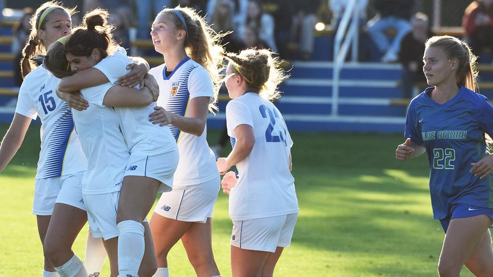 Western New England climbed into fourth place in the CCC standings following Tuesday's 2-0 win over Salve Regina. (Photo by Rachael Margossian)