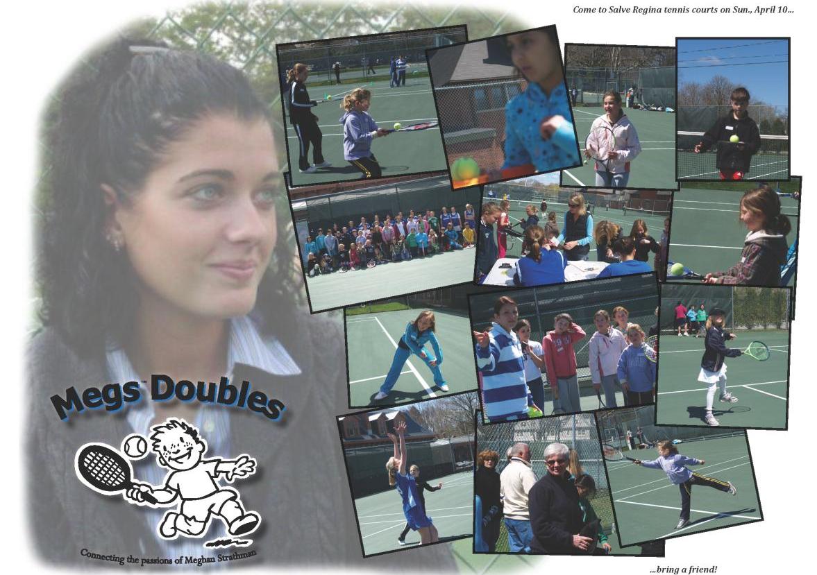 Megs™ Doubles clinic will be held on Sunday, April 10