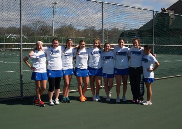 In its first action of the spring, Salve Regina women's tennis played in mid-season form as it bested Johnson & Wales during the second annual Hard Court Triples Tournament.