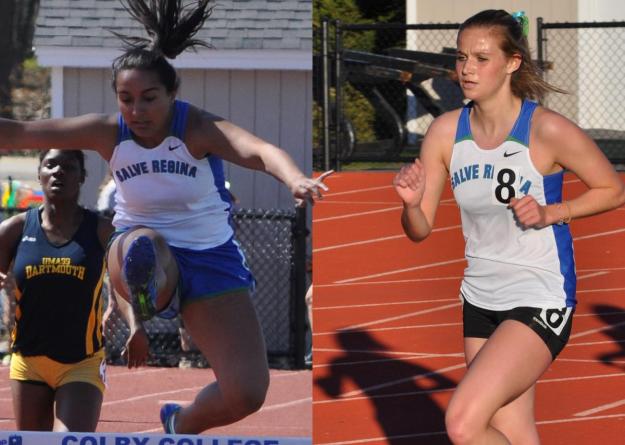 Fraga set a new school record in the 400 meter hurdles while Palmquist, competing in her first-ever 10,000 meter run, established a new school record in that event.