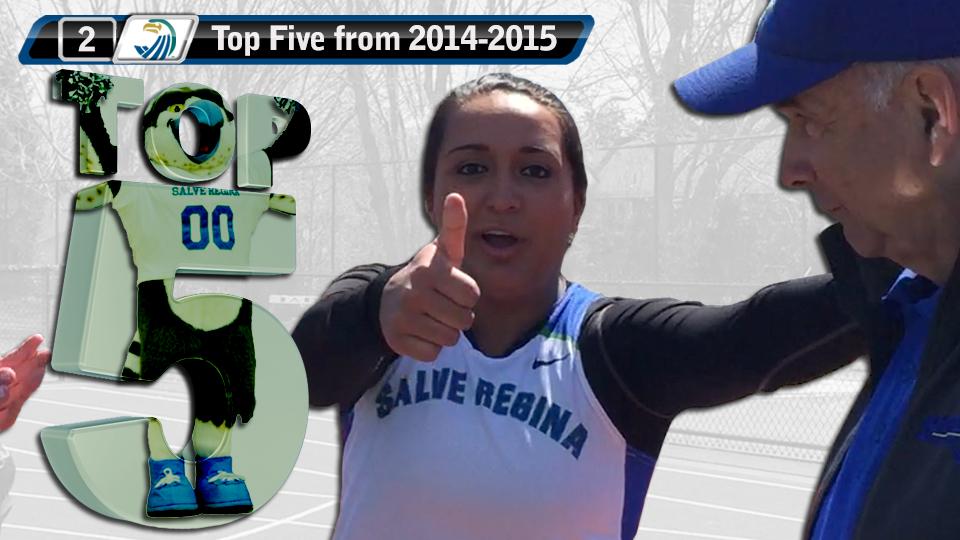 Top Five Flashback: Women's Track and Field #2 - Fraga sets school record in seven-event, two-day Heptathlon (May 2, 2015).